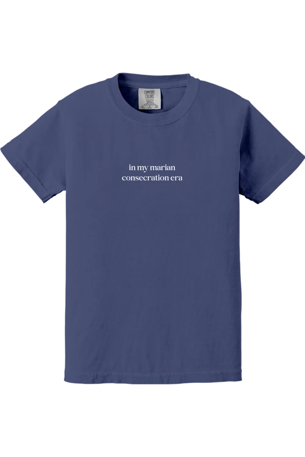 In My Marian Consecration Era Youth T-shirt - Comfort Colors