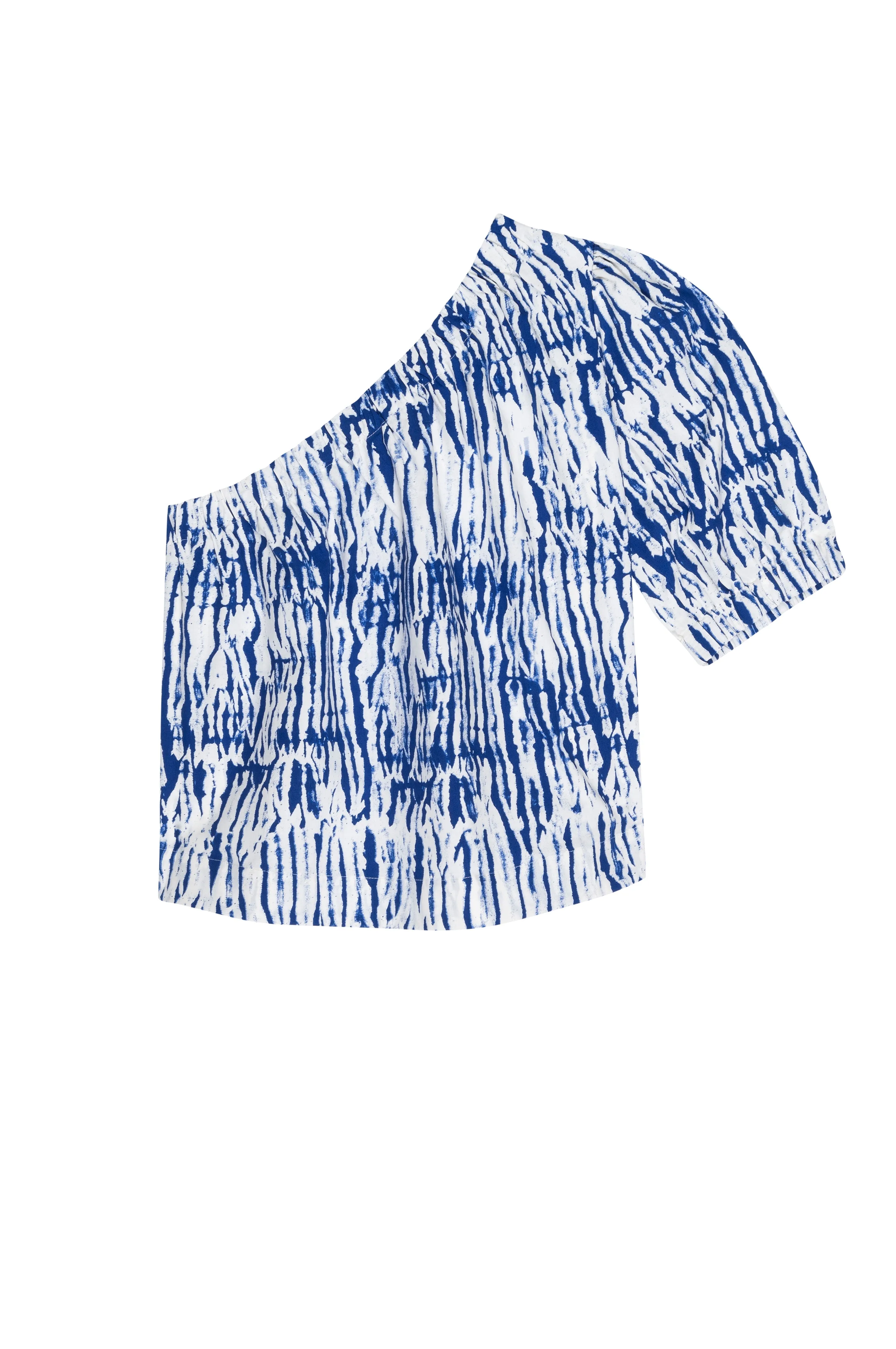 JAYLA TOP - COBALT SHIBORI