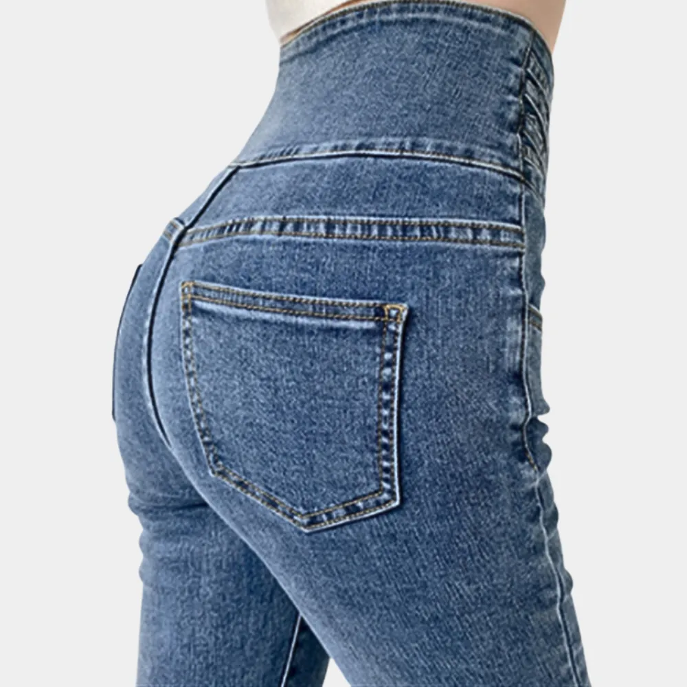 Jeans taille haute élégants pour femmes