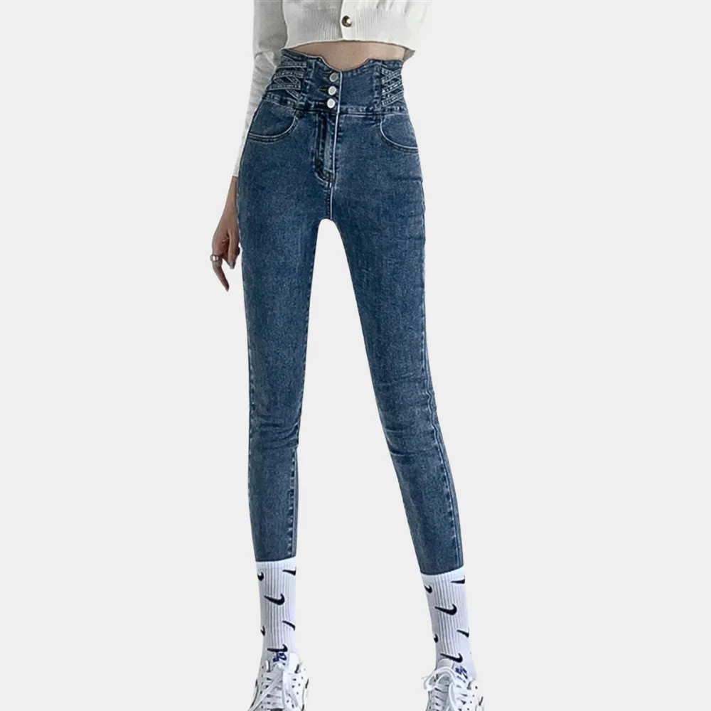 Jeans taille haute élégants pour femmes