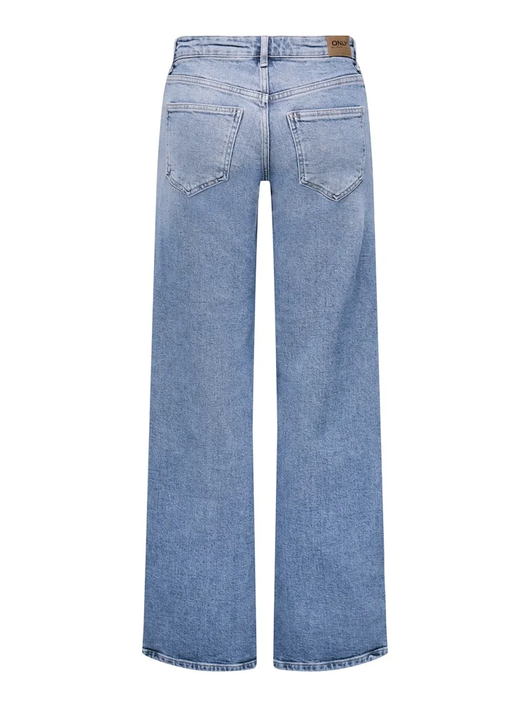 Juicy Low Waist Wide Leg Denim Jeans