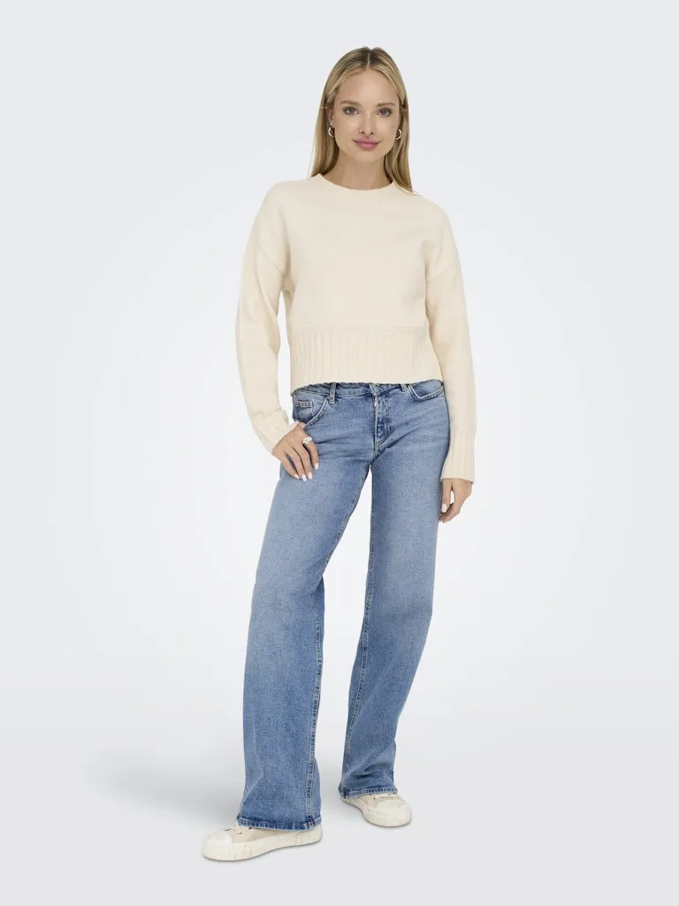 Juicy Low Waist Wide Leg Denim Jeans