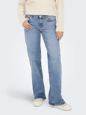 Juicy Low Waist Wide Leg Denim Jeans