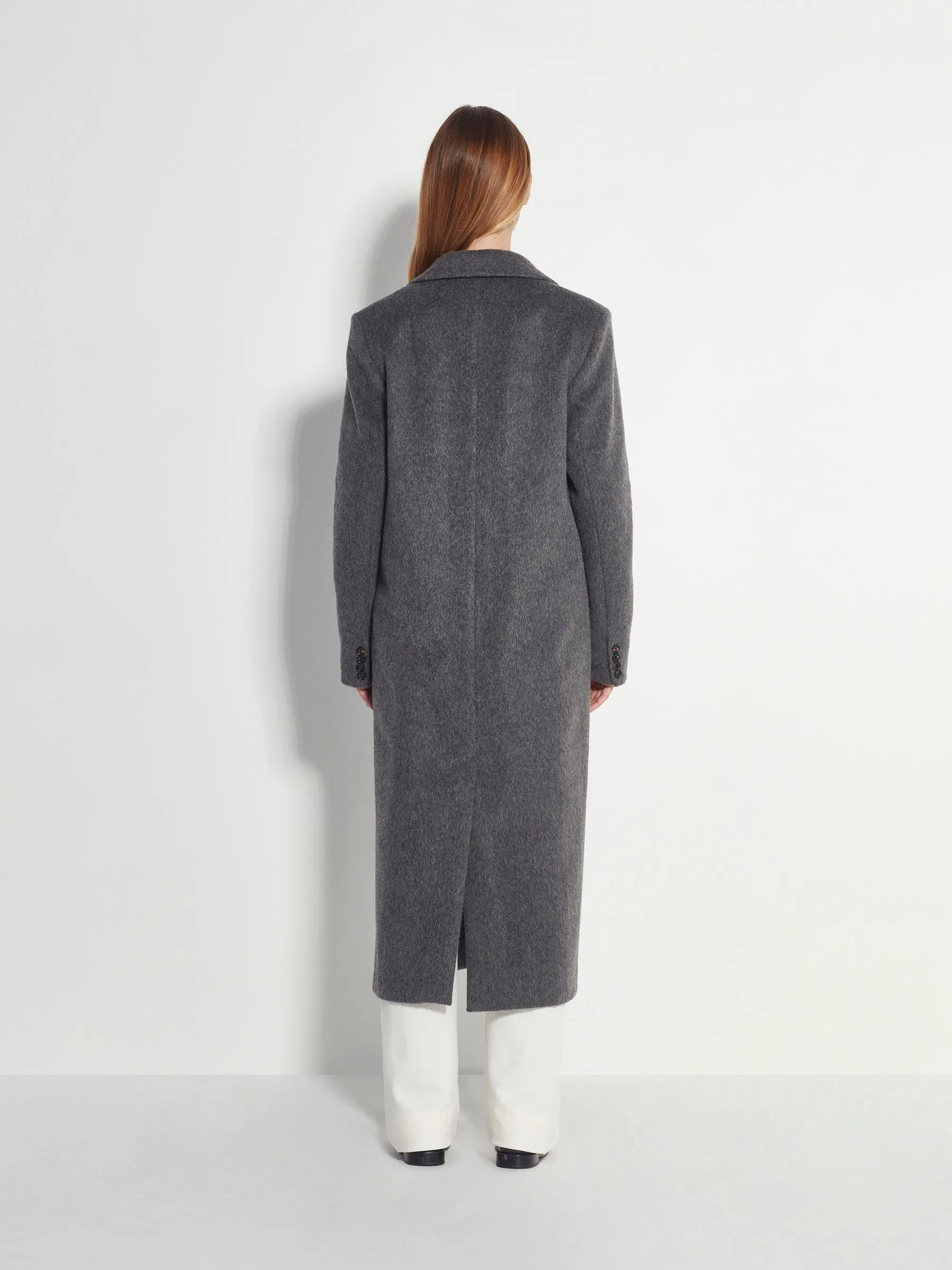 Juliette Hogan - Mantelle Coat Grey Fur