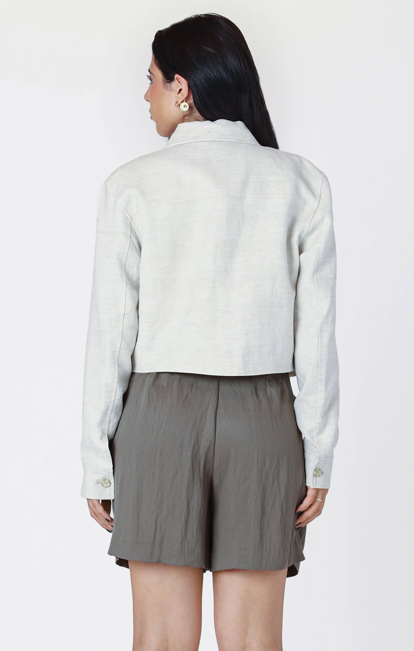 Kaylee Cropped Utility Jacket