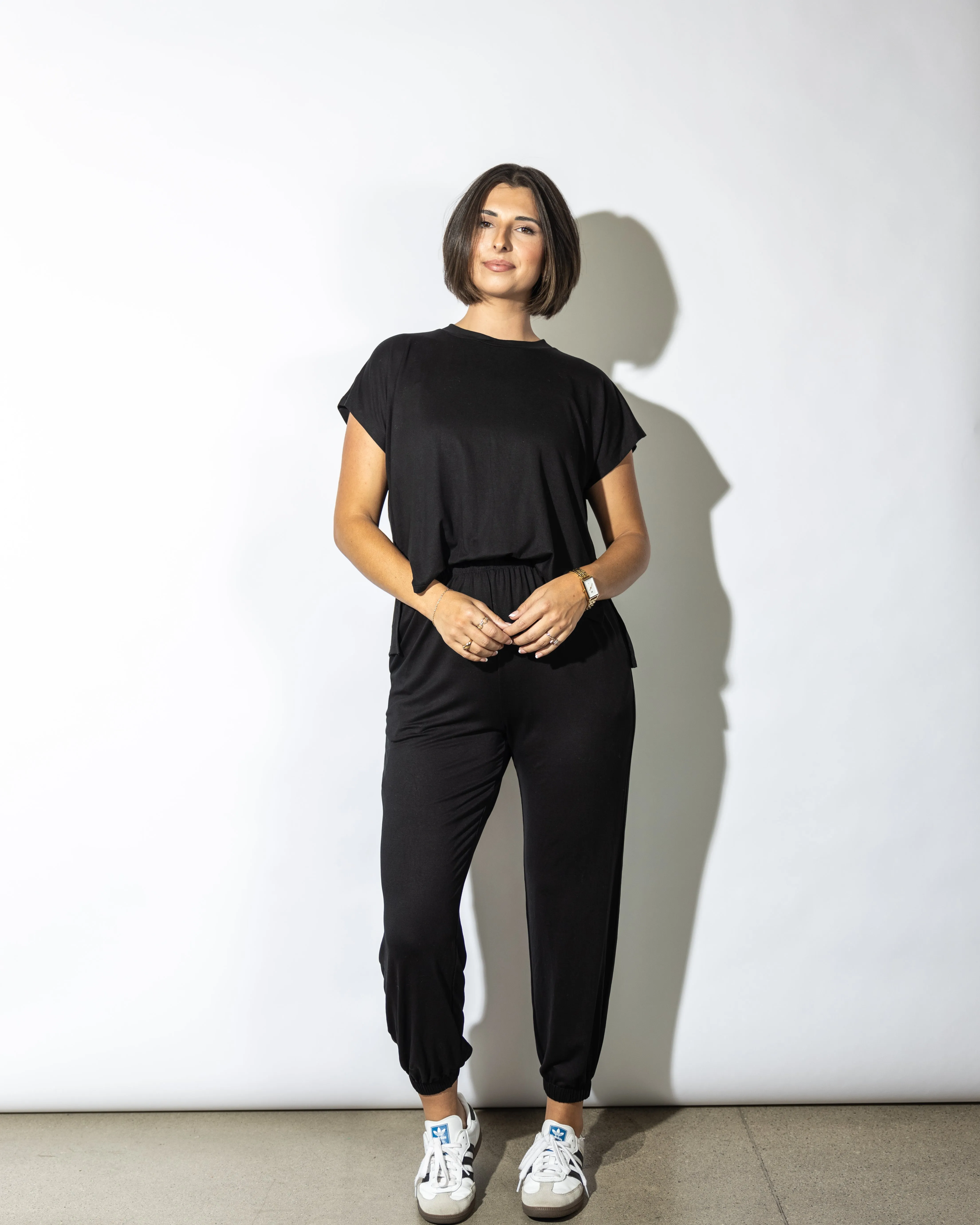 Landry Short Sleeve Jumpsuit