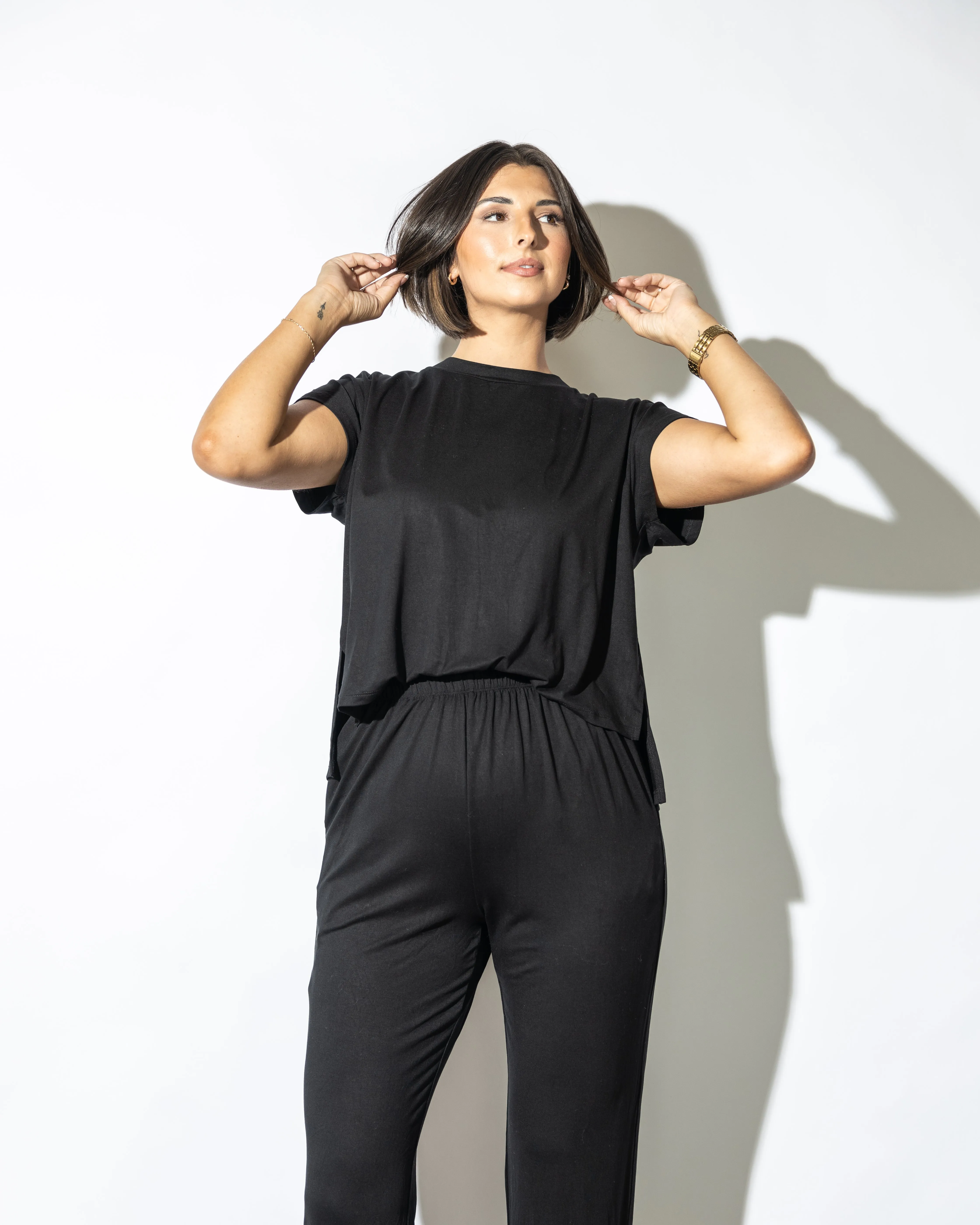 Landry Short Sleeve Jumpsuit