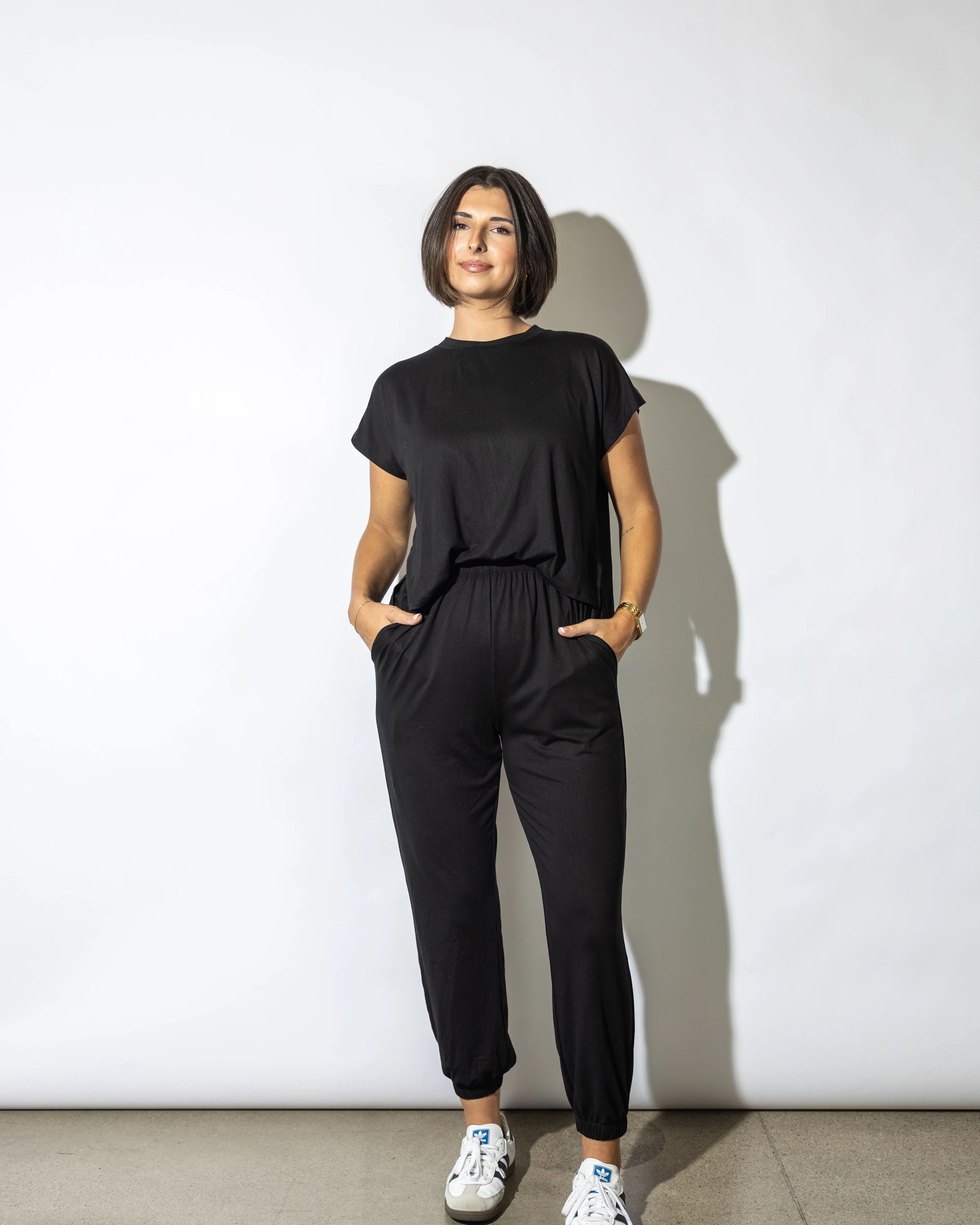 Landry Short Sleeve Jumpsuit