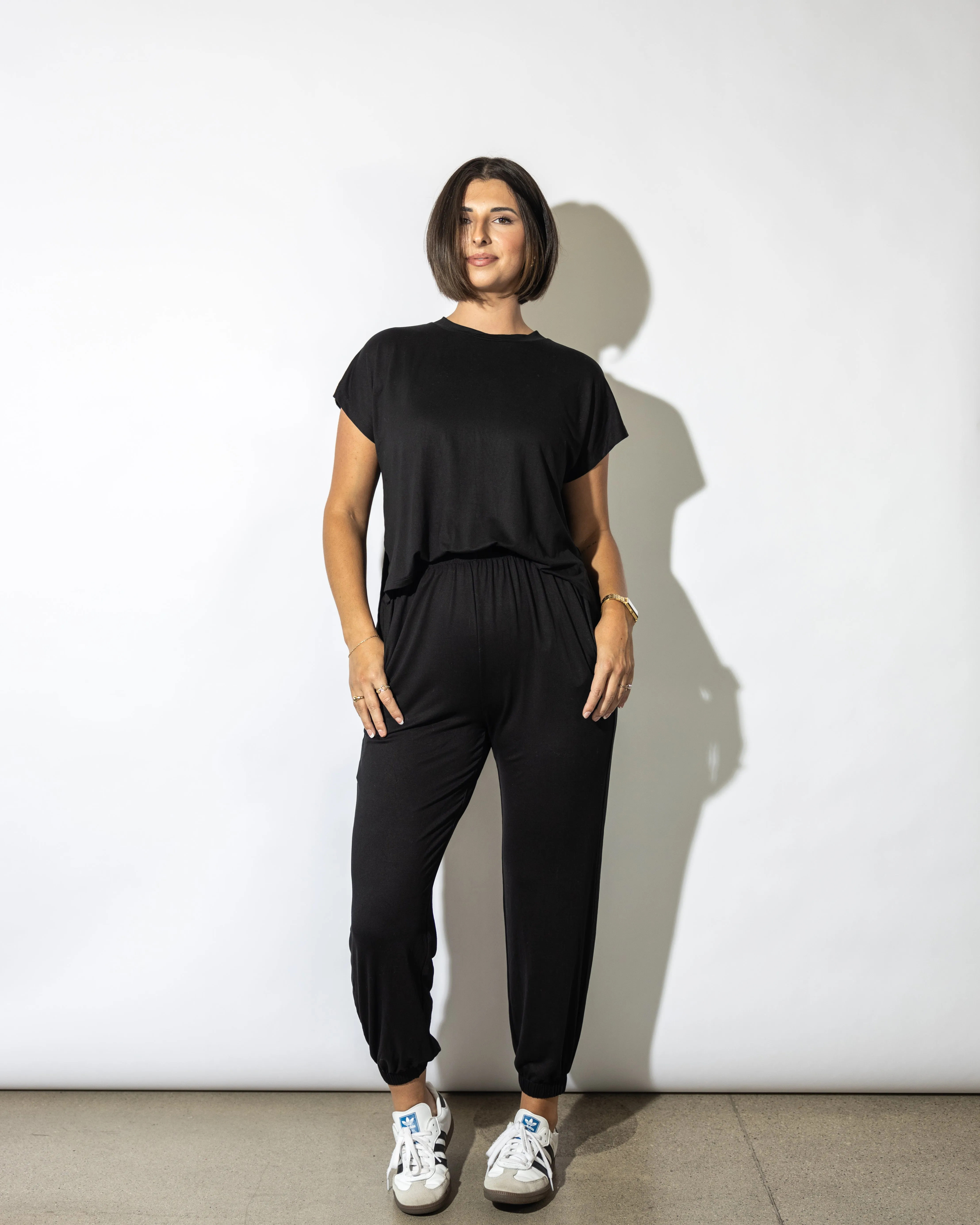 Landry Short Sleeve Jumpsuit