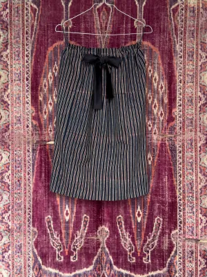 Lena Skirt, irregular block printed stripe