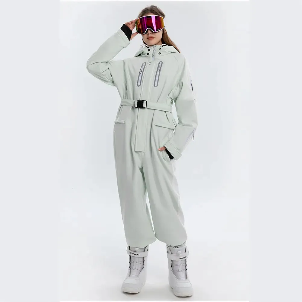 Loose Fit Ski Snowboarding Jumpsuits One Piece Snow Suits