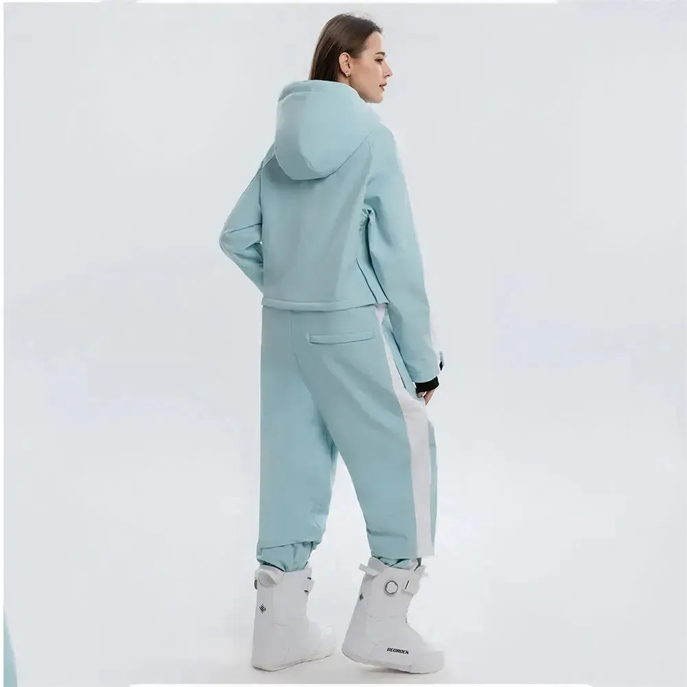 Loose Fit Ski Snowboarding Jumpsuits One Piece Snow Suits
