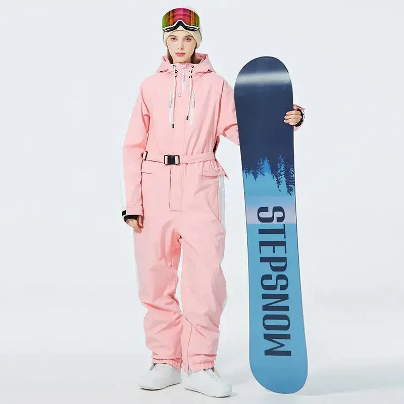 Loose Fit Ski Snowboarding Jumpsuits One Piece Snow Suits