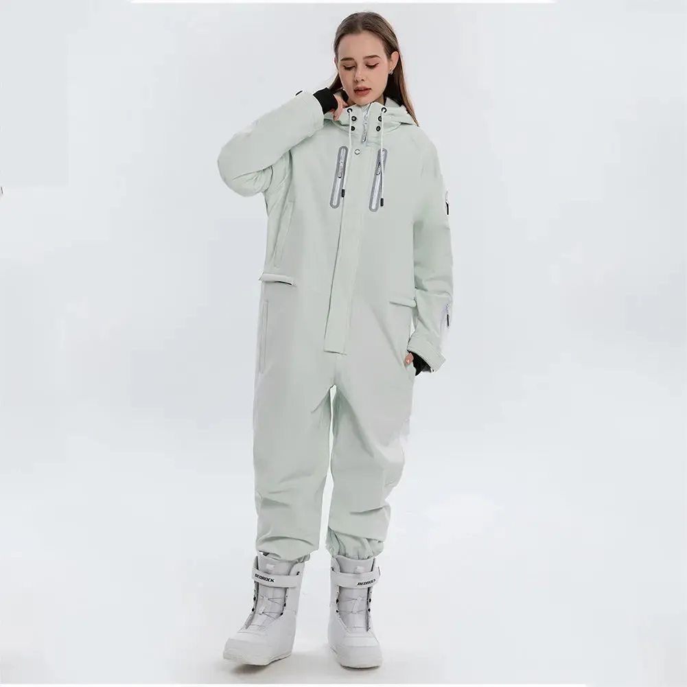Loose Fit Ski Snowboarding Jumpsuits One Piece Snow Suits
