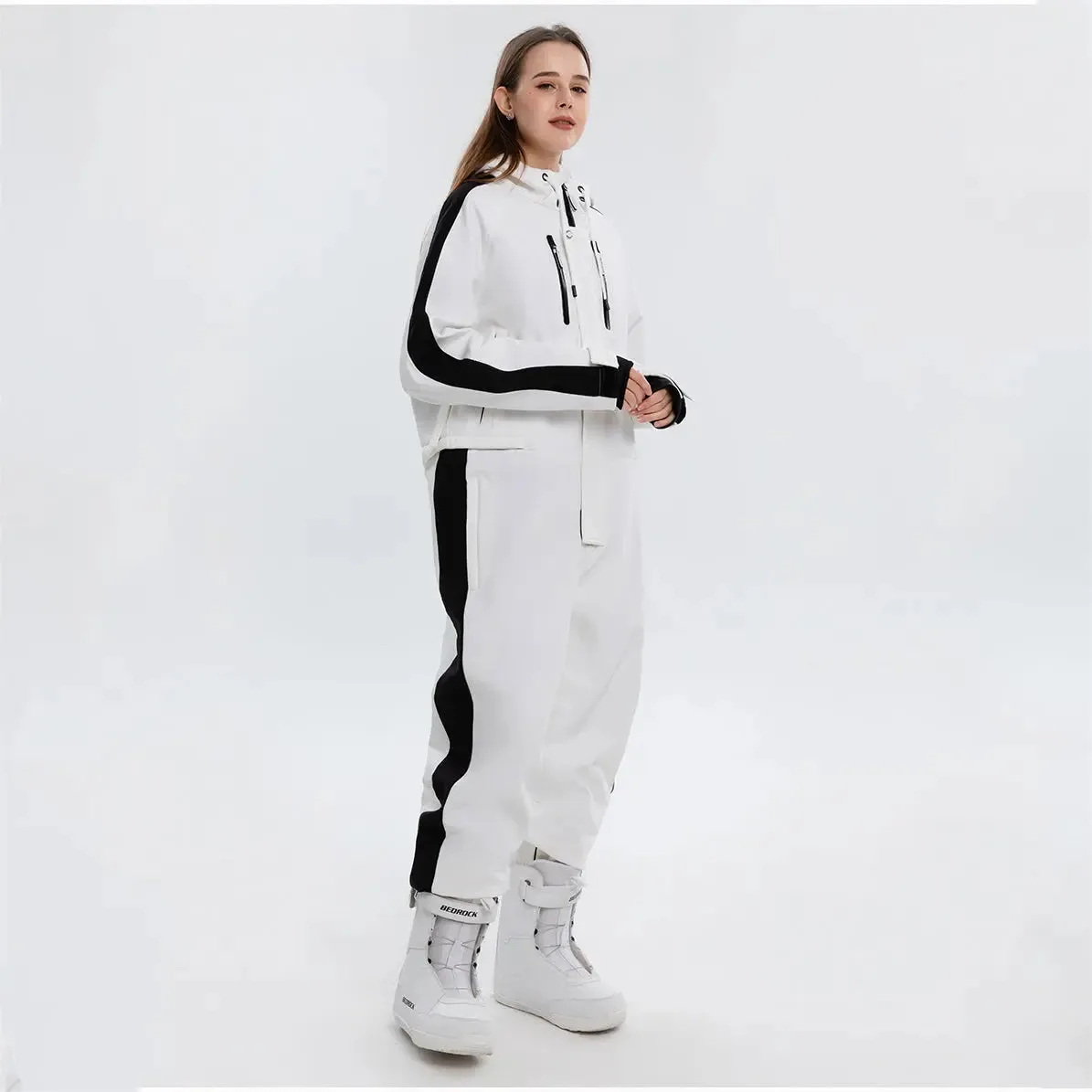 Loose Fit Ski Snowboarding Jumpsuits One Piece Snow Suits