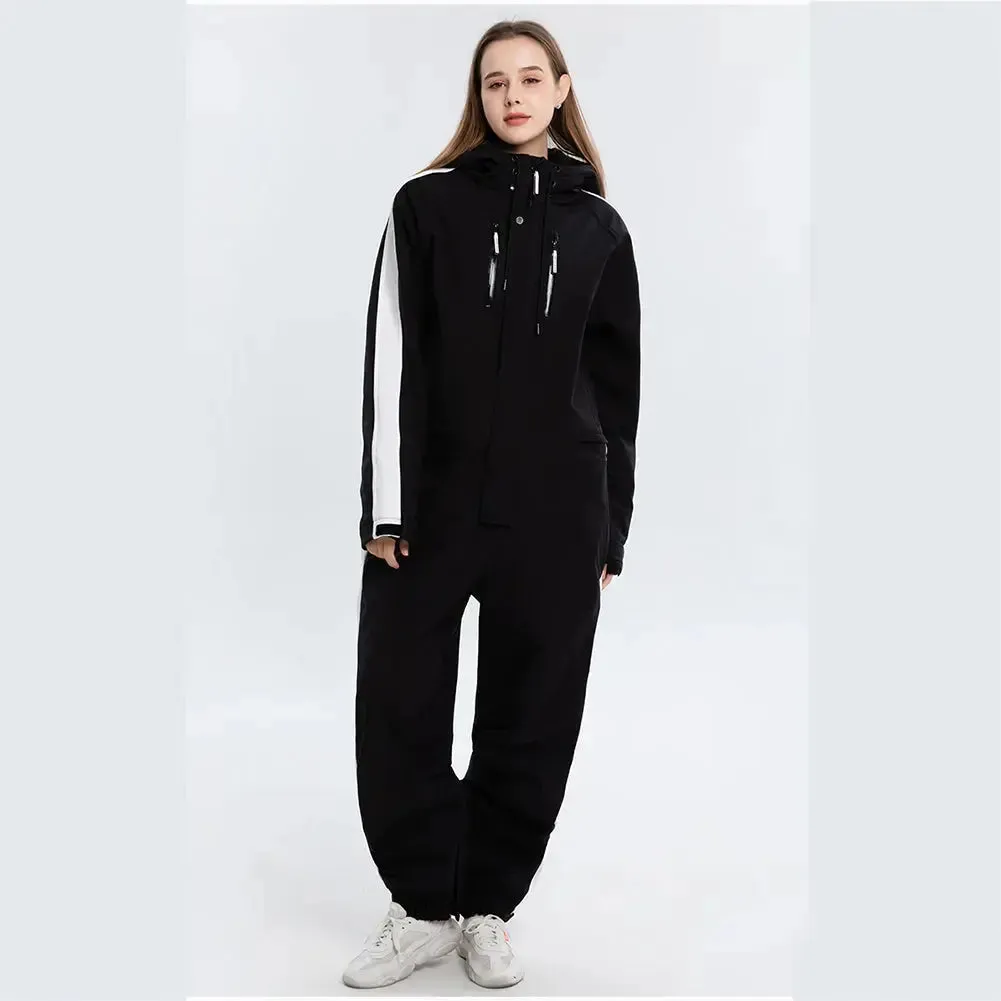 Loose Fit Ski Snowboarding Jumpsuits One Piece Snow Suits