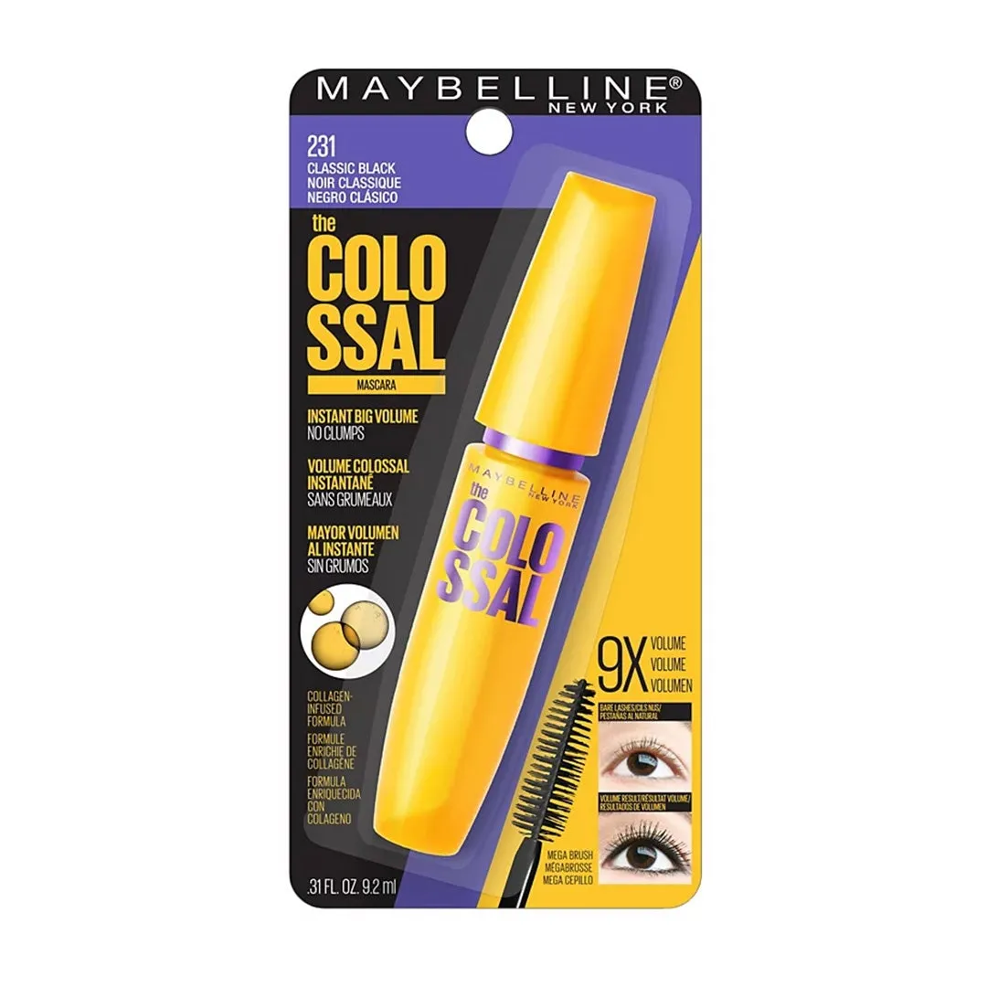 Maybelline Volume Express The Colossal #231 Classic Black - Wholesale 6 Units (MAY0149)
