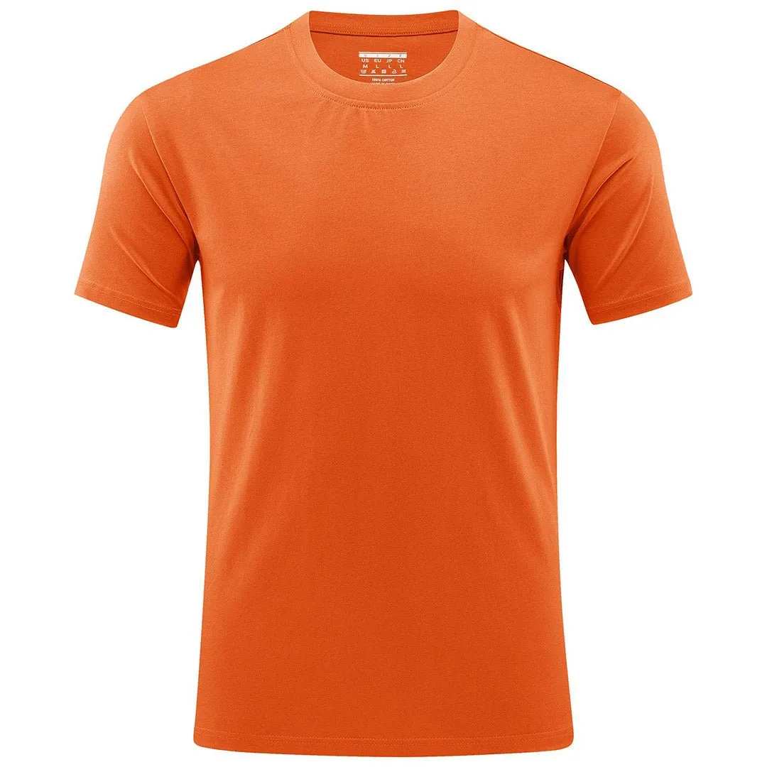 Men's Casual Crew Neck Cotton T-Shirt
