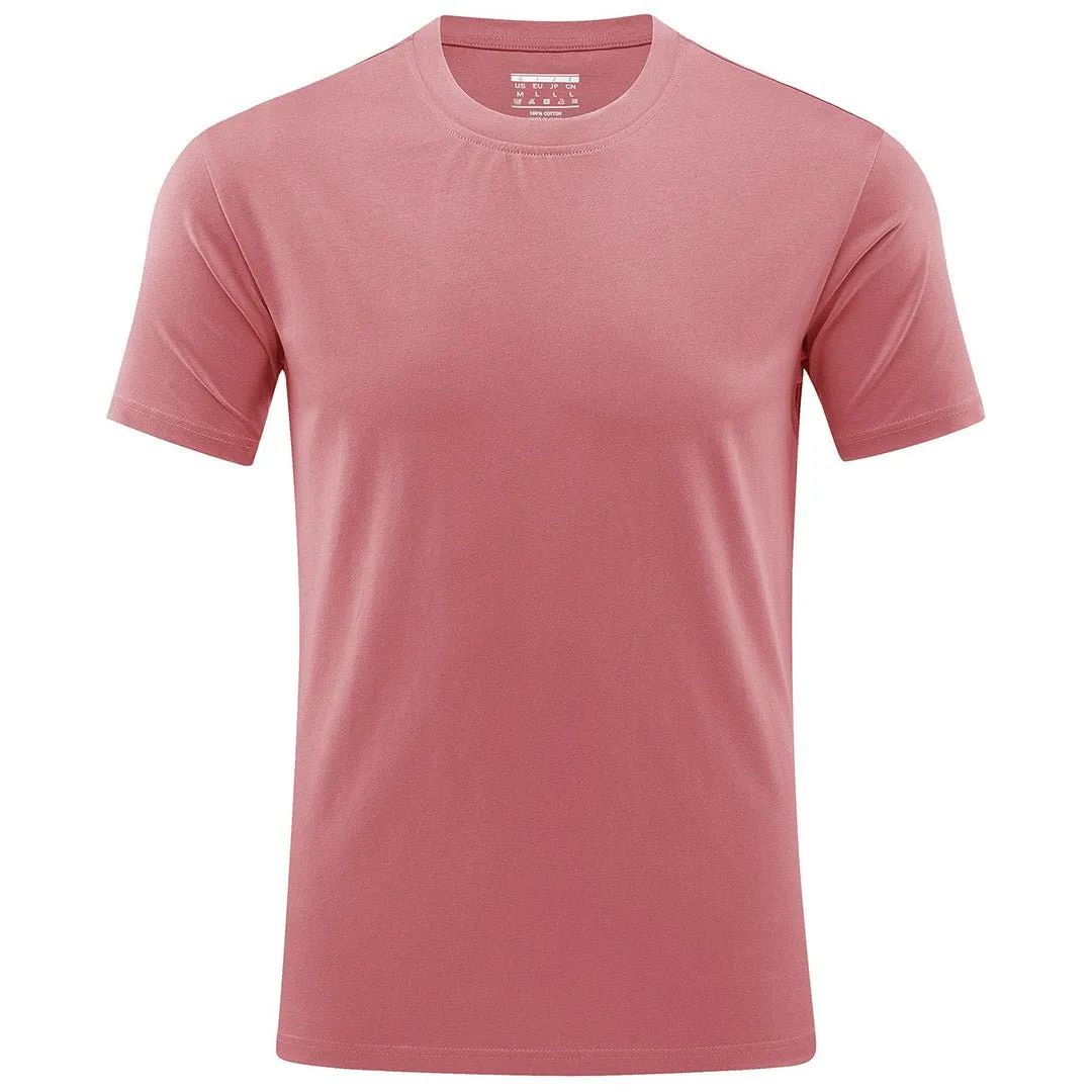 Men's Casual Crew Neck Cotton T-Shirt