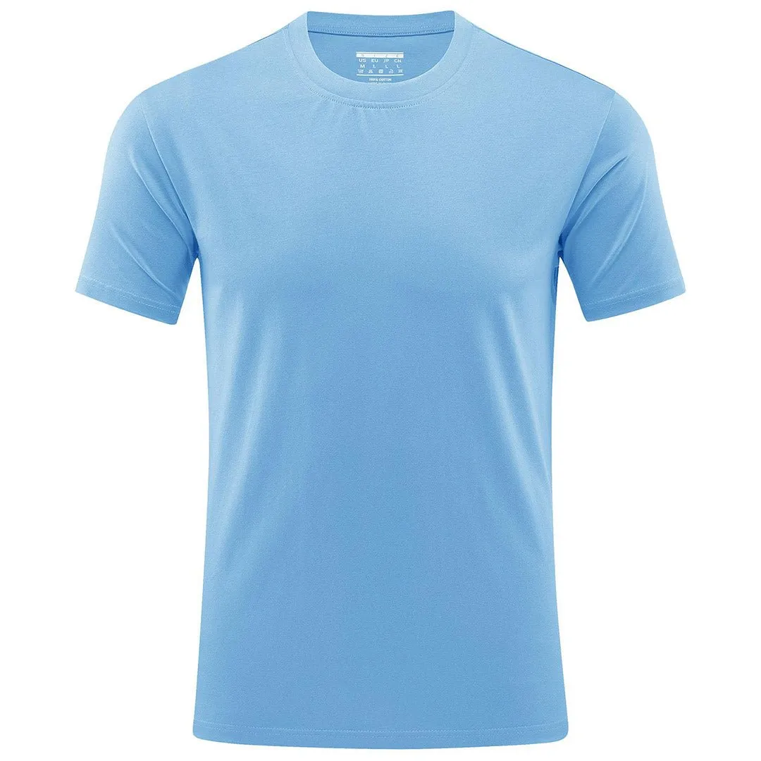 Men's Casual Crew Neck Cotton T-Shirt