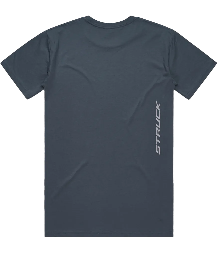 Men's Logo Tee: Petrol Blue