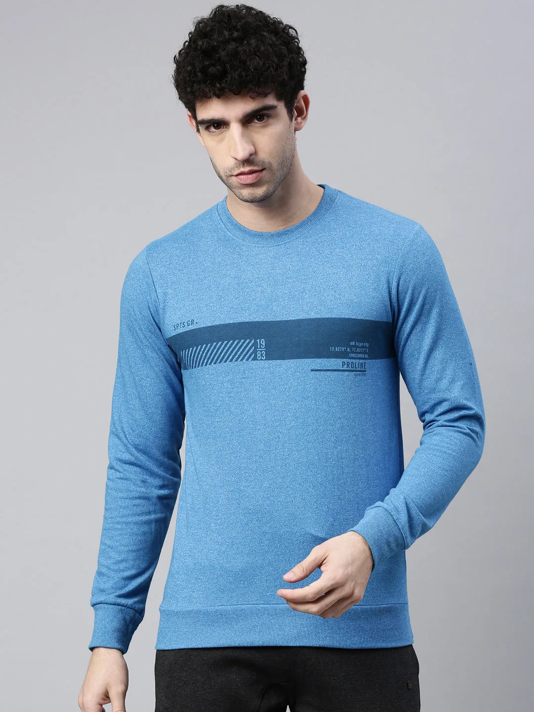 Men's Printed Comfort Fit Sweatshirts