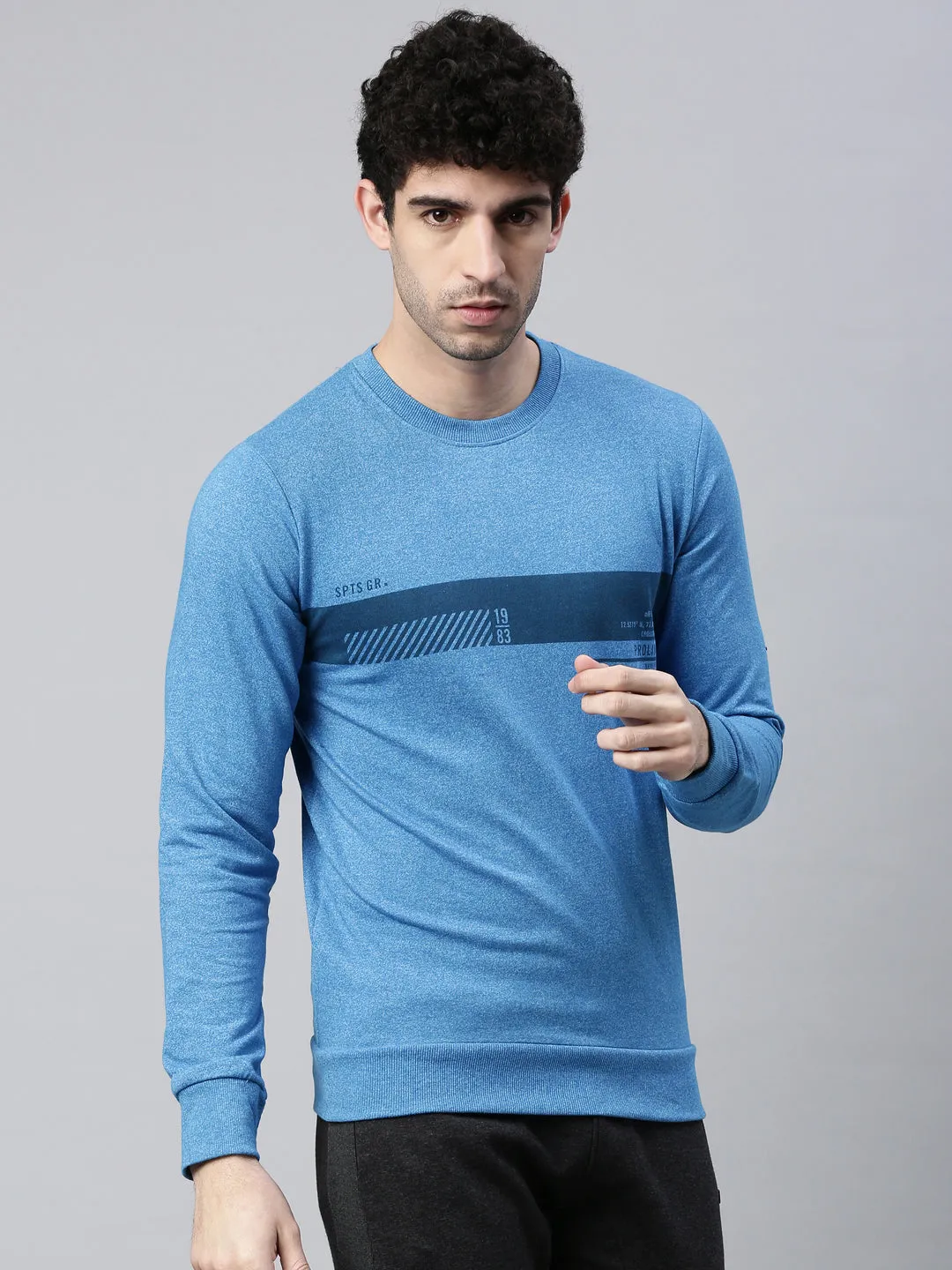 Men's Printed Comfort Fit Sweatshirts