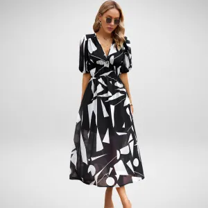 Meredith | Charming V-Neck Dress