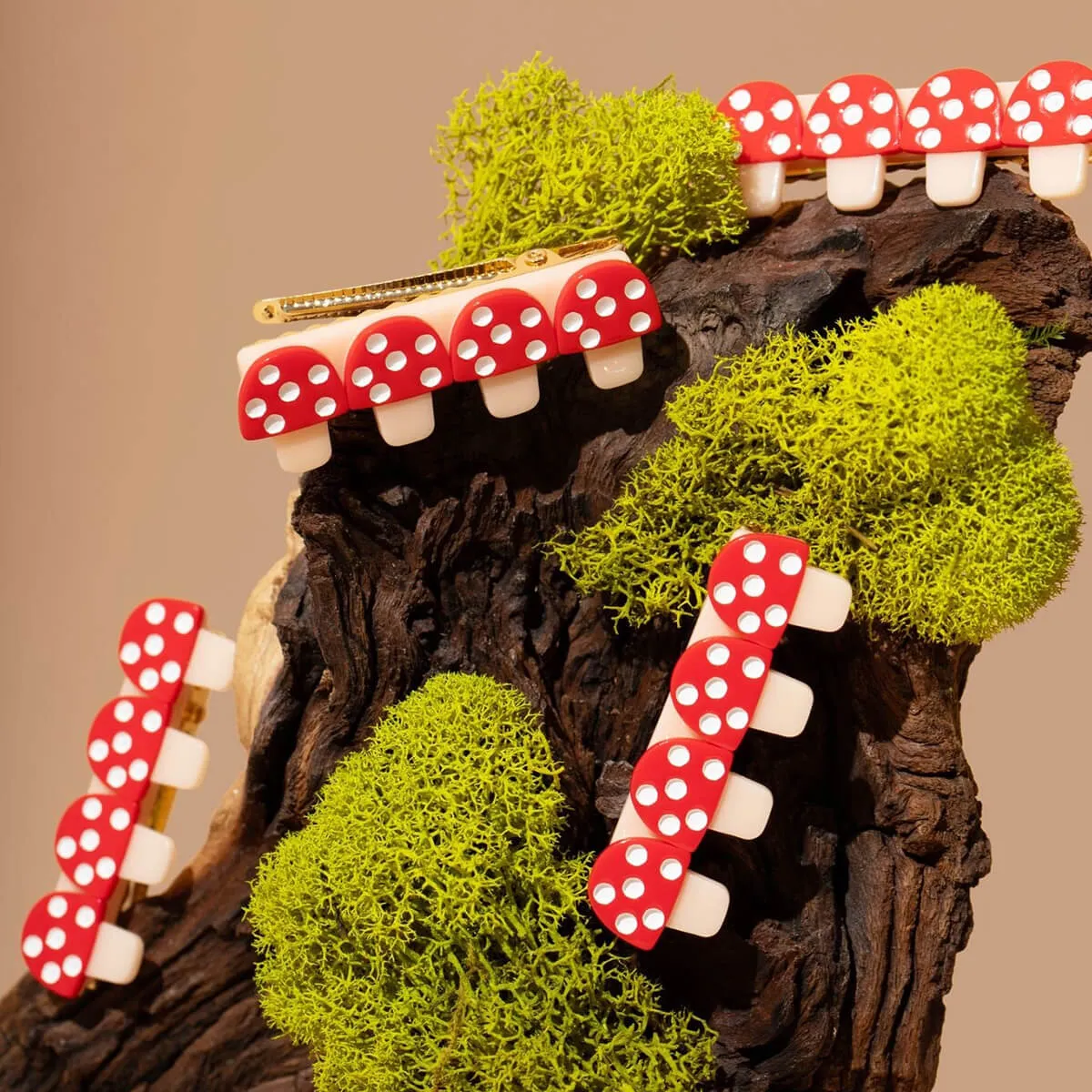 Mushroom Hair Clip by Eugenia Kids