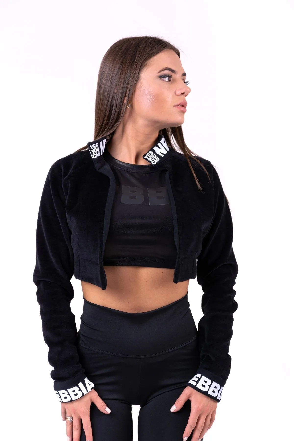 Nebbia Womens Toreador Jacket 687 - Black