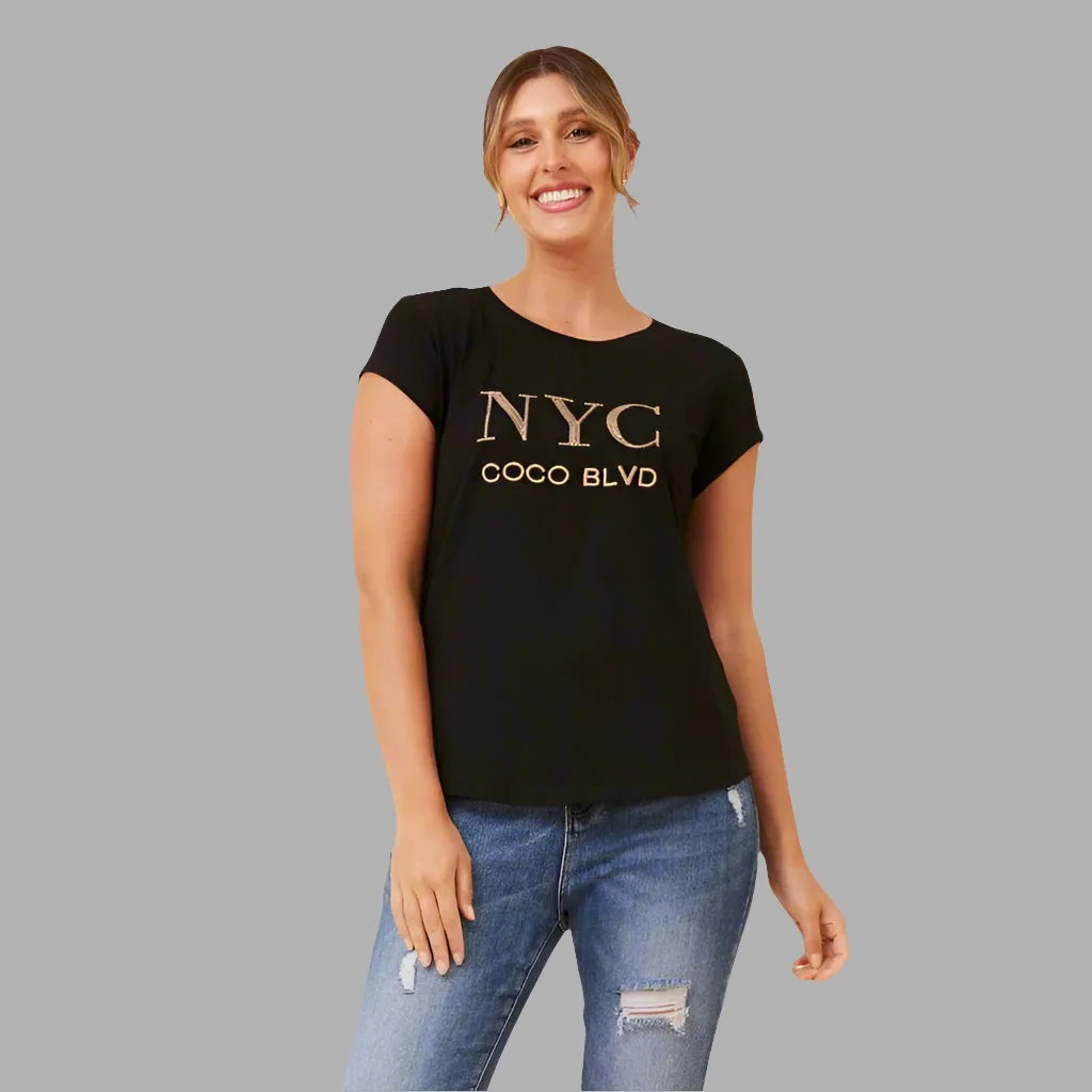 NYC Black & Gold T-Shirt