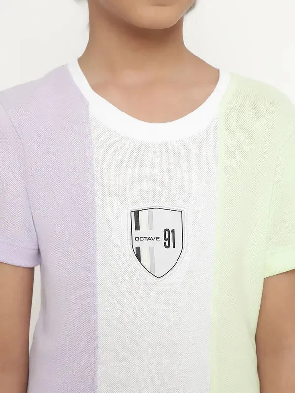 Octave Boys Colourblocked Casual T-Shirt