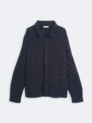 Overshirt Linen Ilha Navy