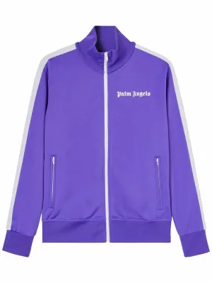 PALM ANGELS Classic Track Jacket Purple/White