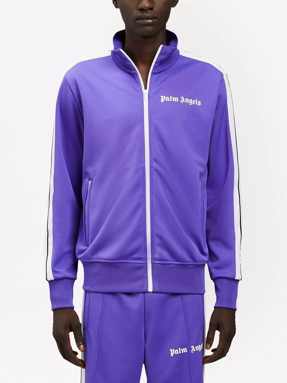 PALM ANGELS Classic Track Jacket Purple/White