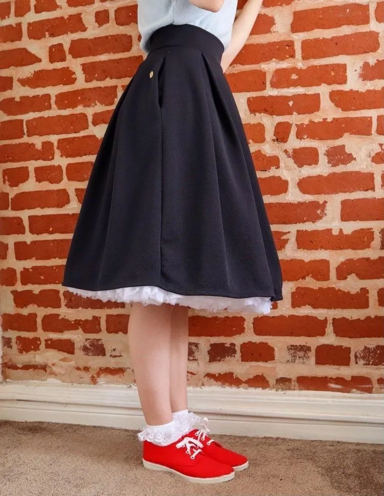 Petticoat Crinoline BLACK (ONE SIZE FITS ALL)