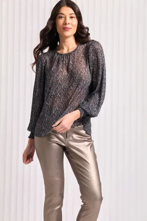 PLEATS TO MEET YOU BLOUSE - FLURRY