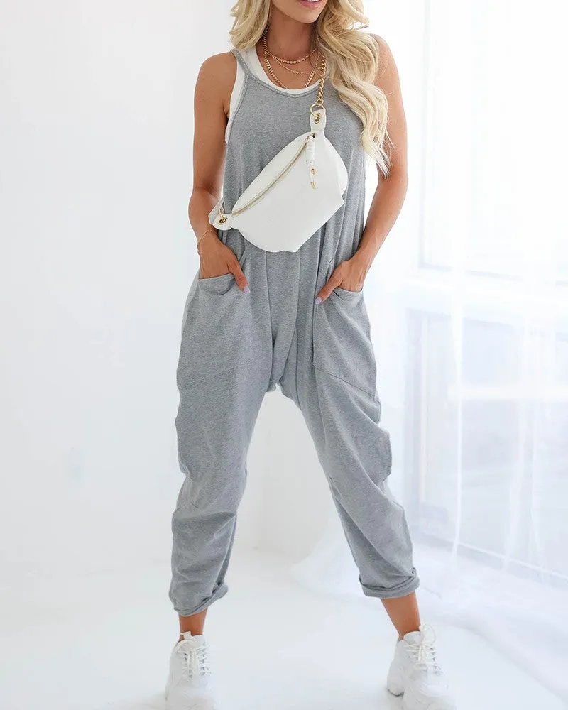 Pocket Design Casual Harlan Jumpsuit