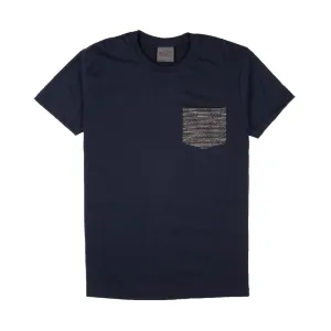 Pocket Tee (Navy   Slub Sashiko Denim)