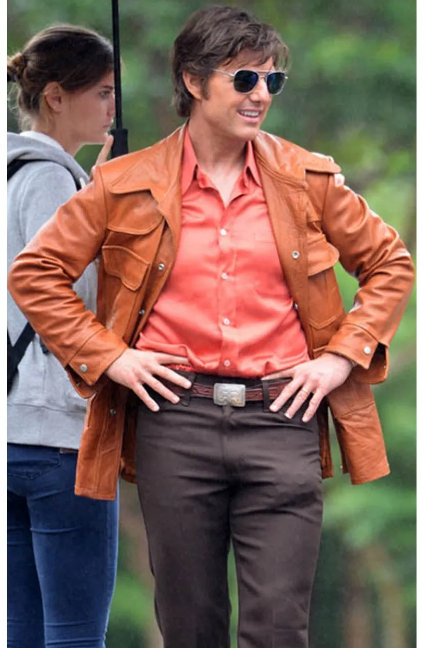 Premium American Made Movie Leather Jacket Worn By Tom Cruise | Tom Cruise Premium American Made Movie Leather Jacket