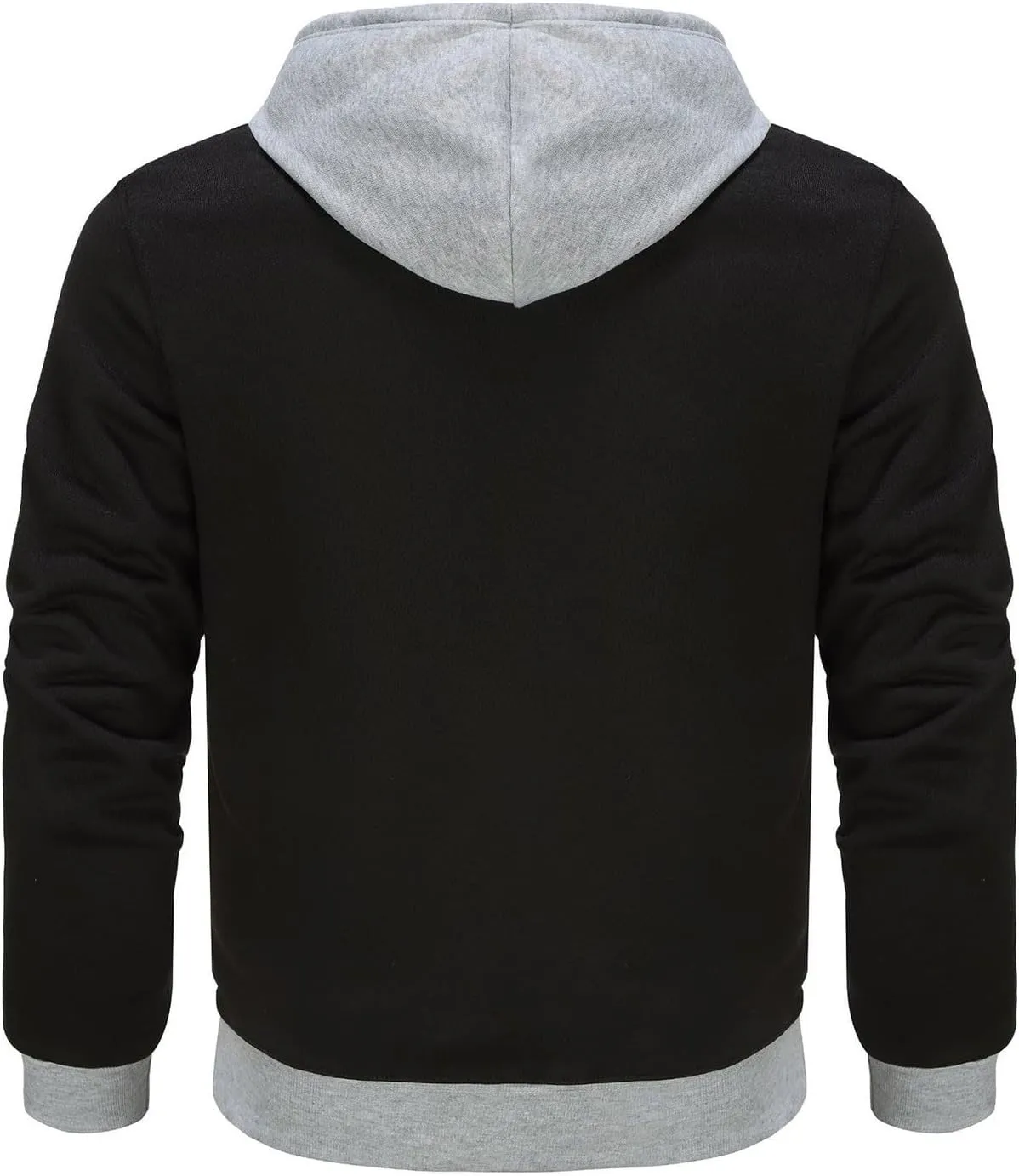 Pullover Hoodie Men Trendy Loose Winter Solid Colored Jackets Stylish Pullover Sweater Winter Shirt for Men with Pockets