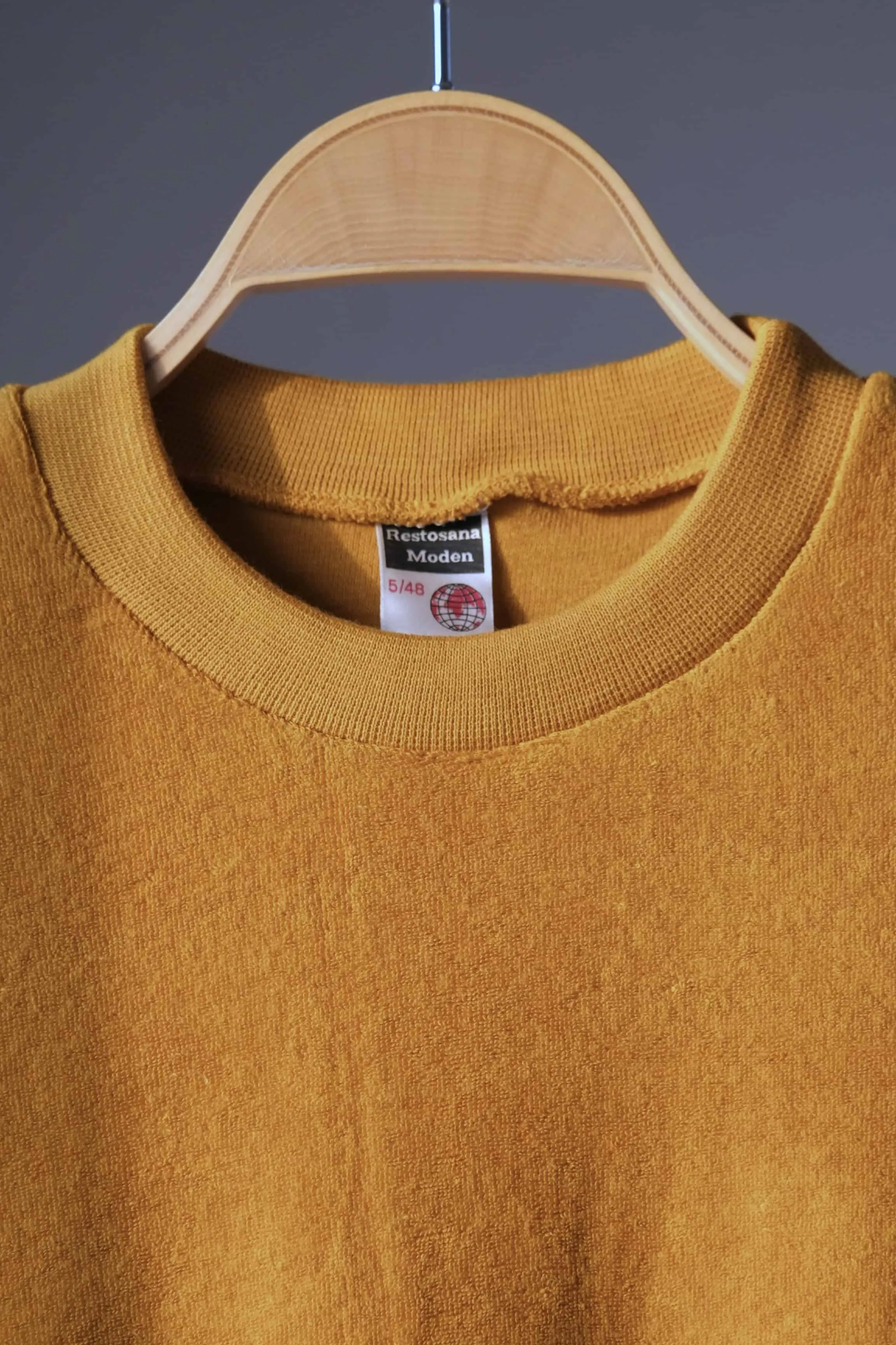 RESTOSANA 80's Terry Cloth Sweatshirt