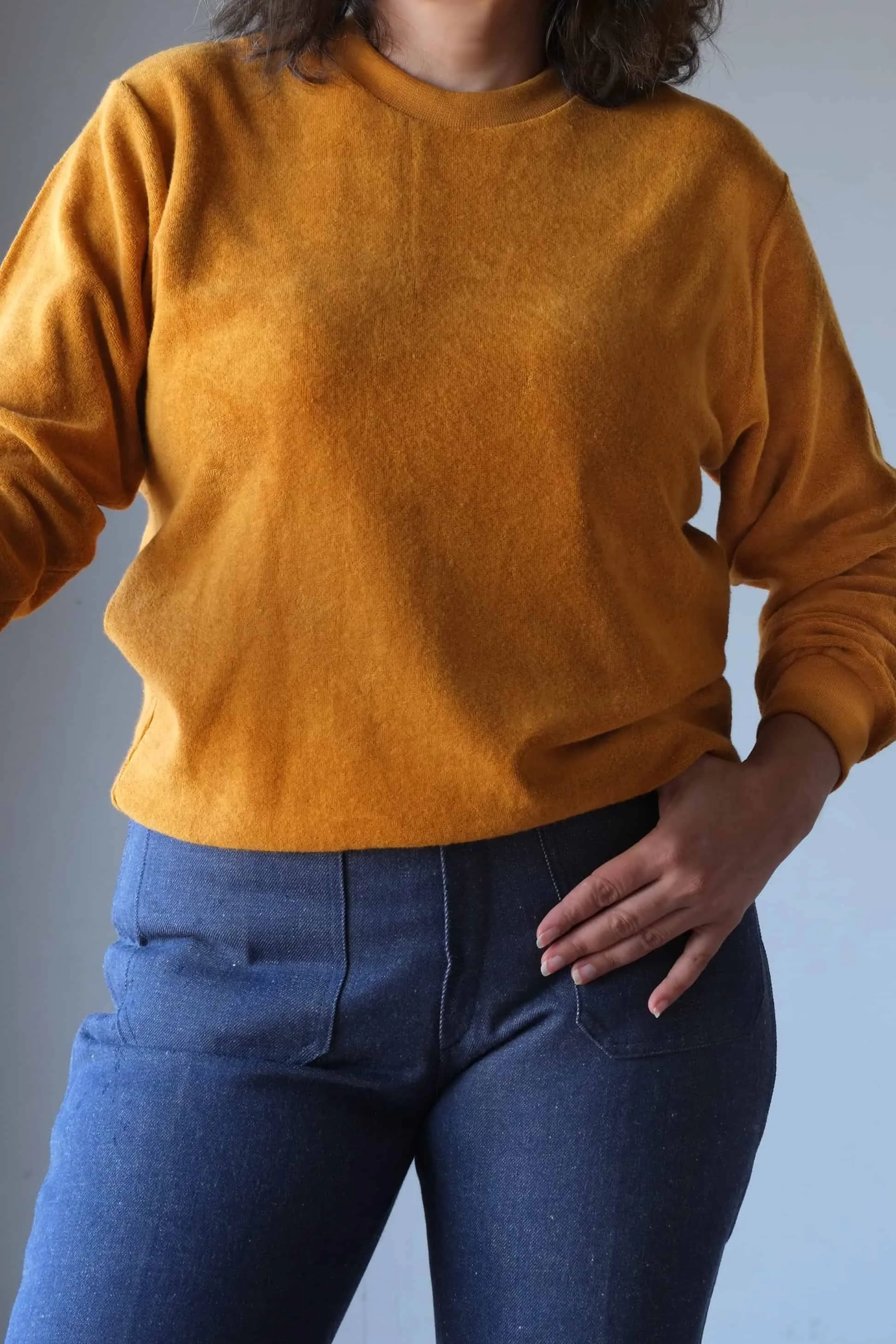 RESTOSANA 80's Terry Cloth Sweatshirt