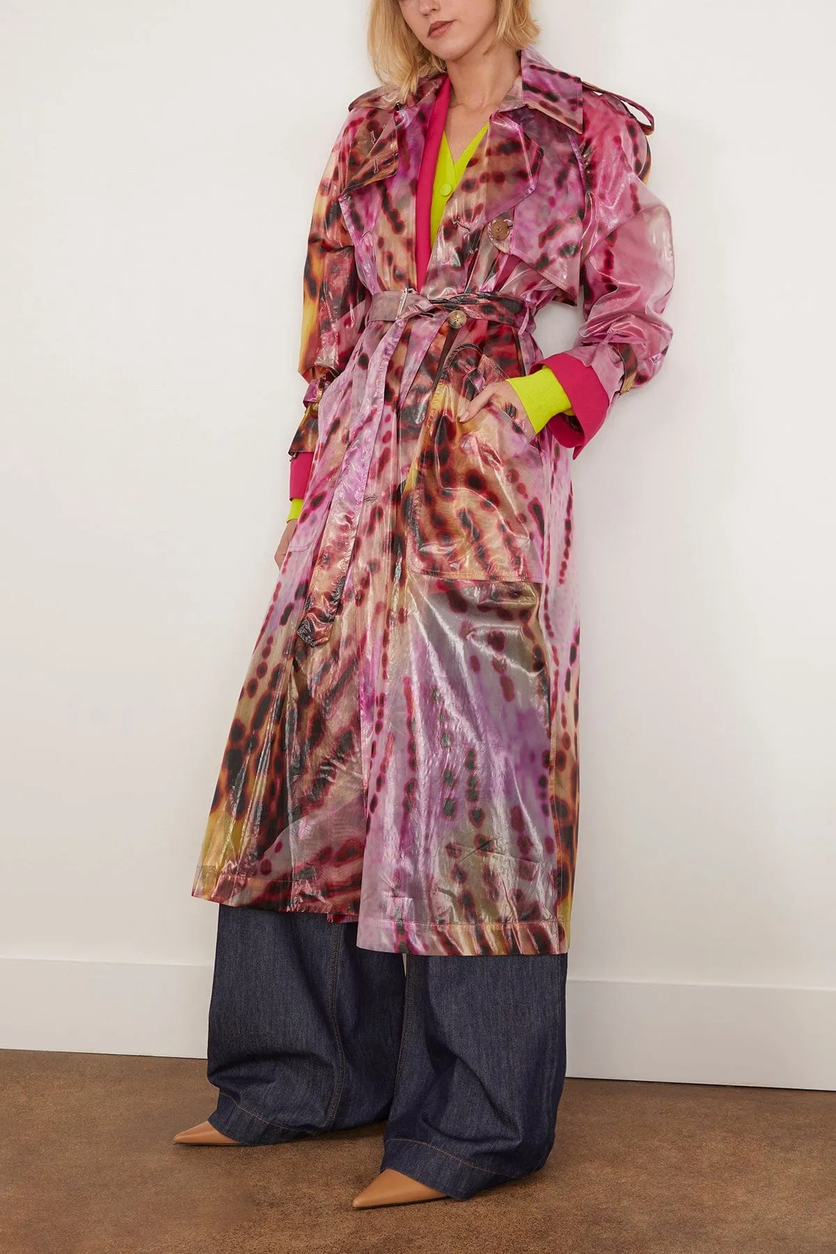 Risto Coat in Fuchsia