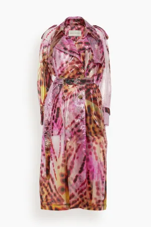 Risto Coat in Fuchsia