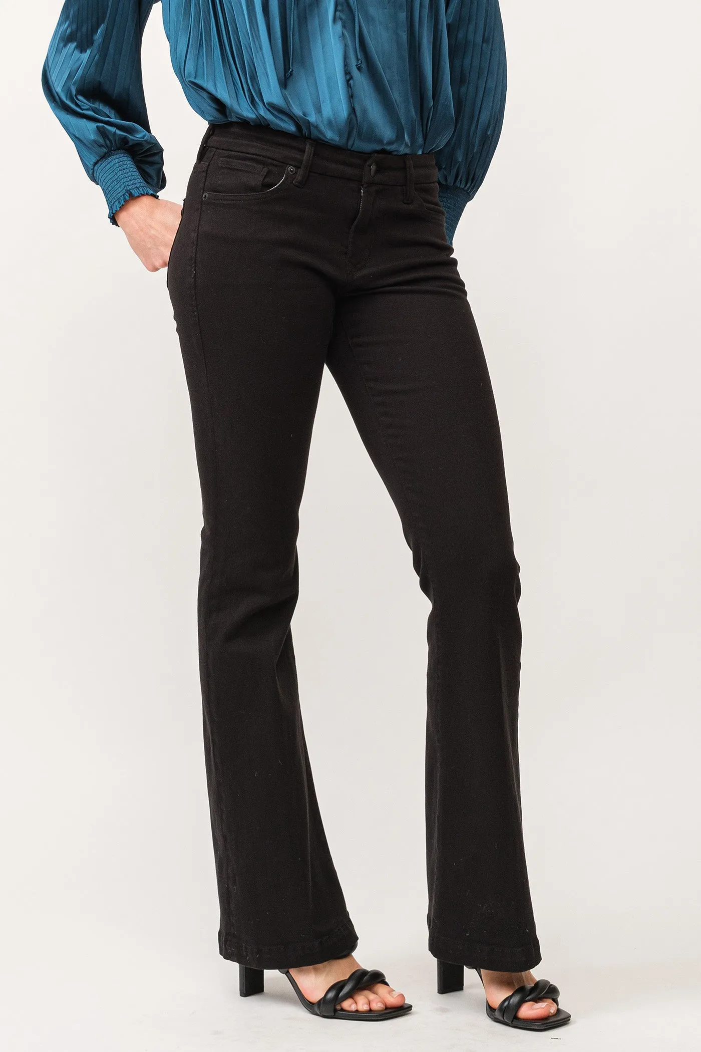 Rosa Black Flare Jeans