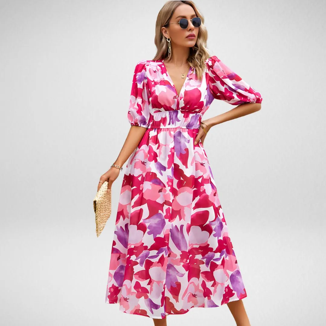 Rosalind V-Neck Dress