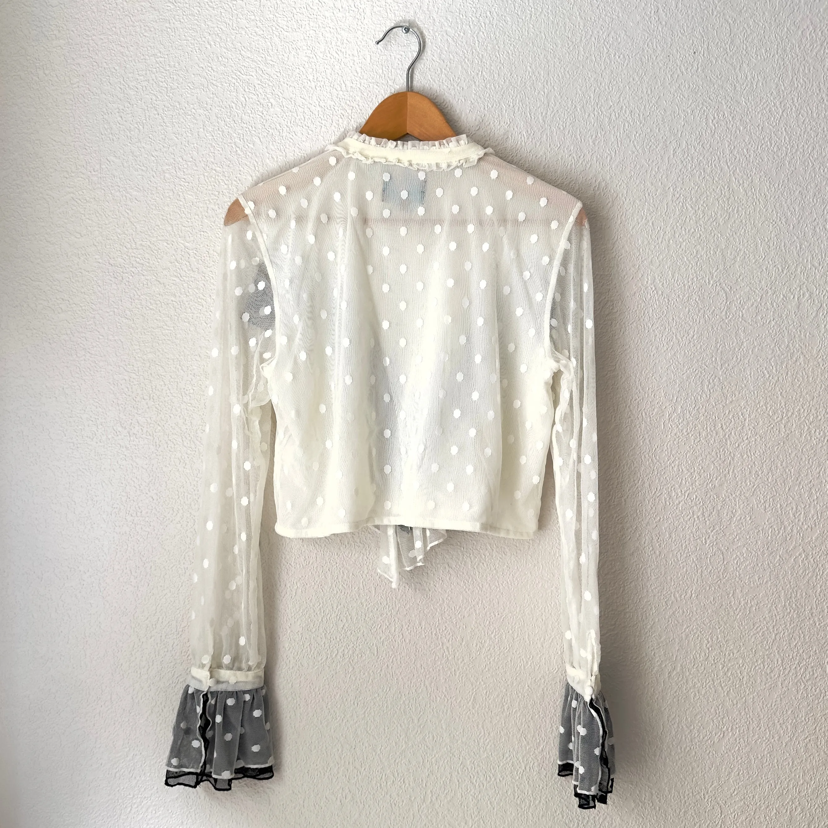 Ruffled Nylon Blouse - Birgitte Herskind