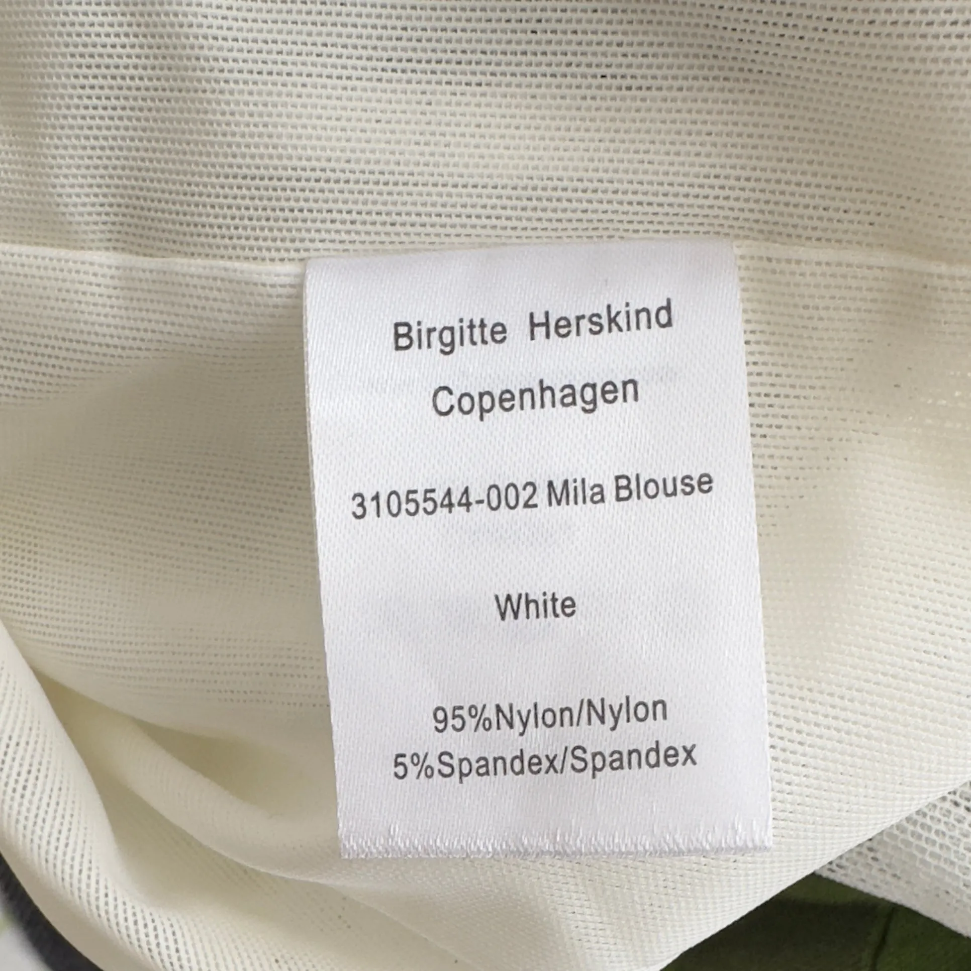 Ruffled Nylon Blouse - Birgitte Herskind
