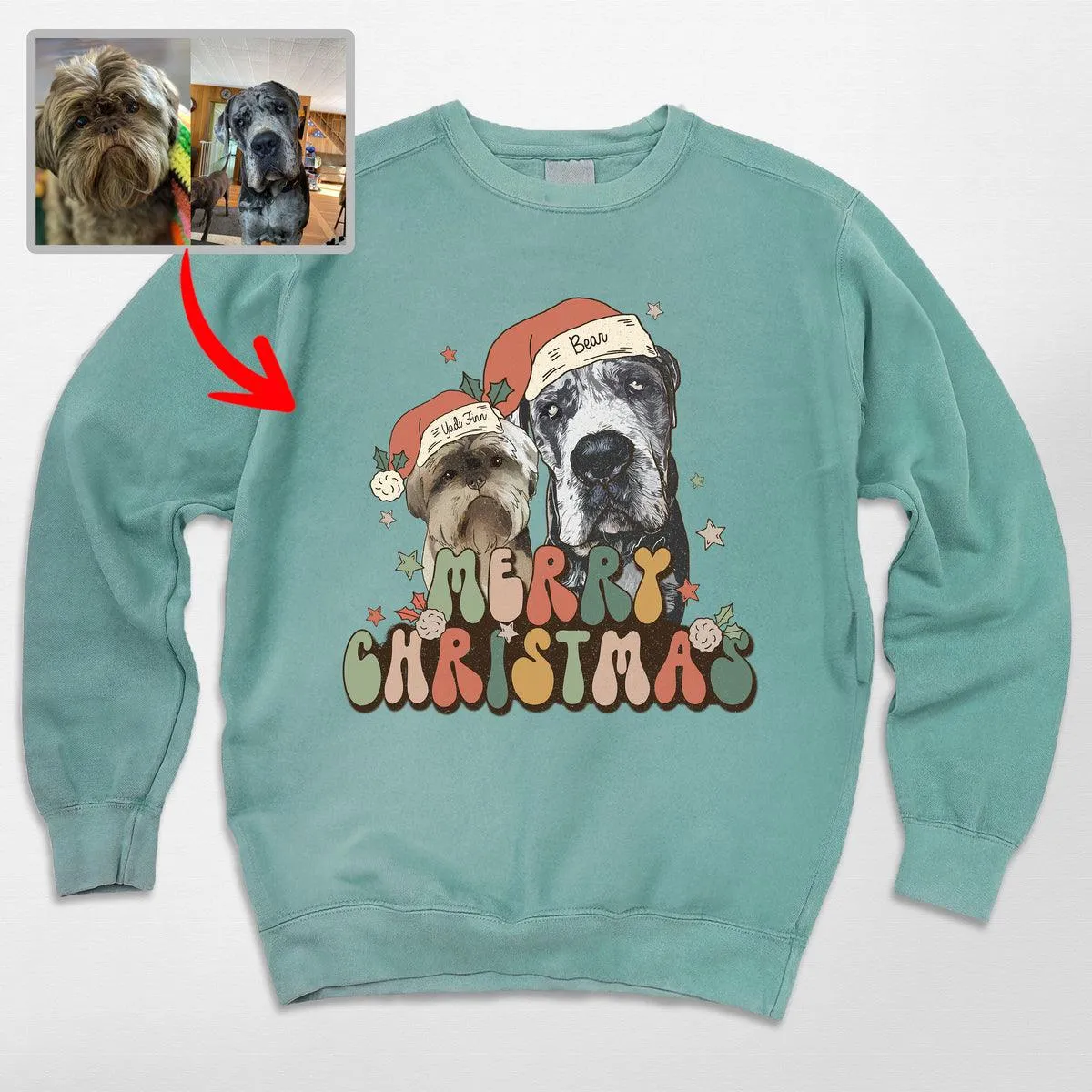 Santa Pets Comfort Colors Sweatshirt